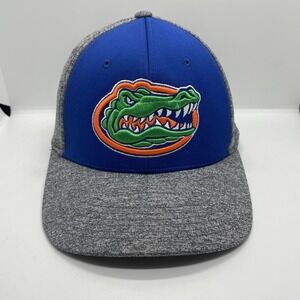Florida Gators Football SEC Cap Trucker Hat Black Gray Embroidered Fitted